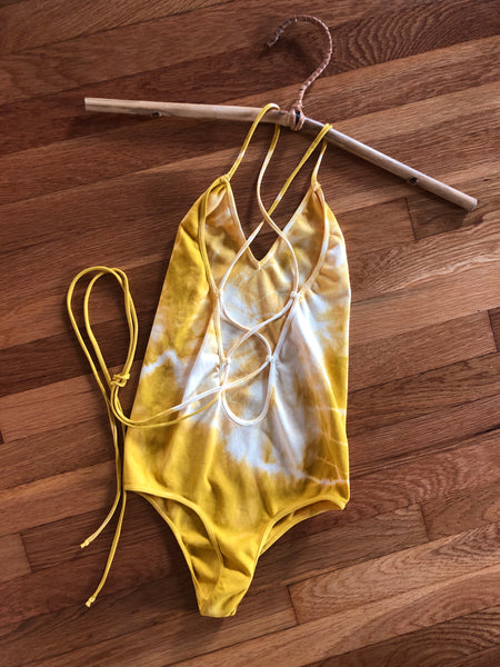 Double Vibe Stripe Eternity Bodysuit - Yoga Clothing by Daughters of Culture
