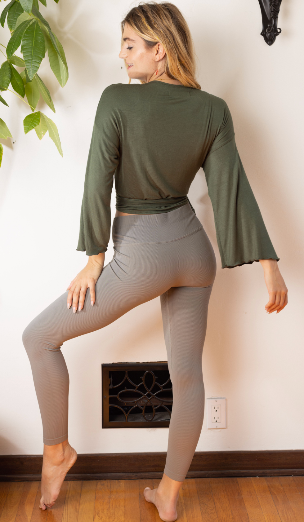 Prana Knit Wrap Top - Yoga Clothing by Daughters of Culture